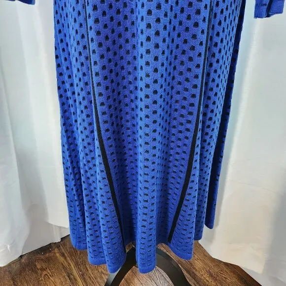 NEW Lane Bryant Womens Sweater Dress Plus Sz 18/20 Black Blue 3/4 Sleeve NWT - Picture 6 of 11